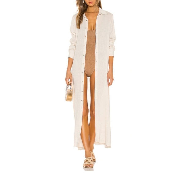 🎈Host Pick🎈Mara Hoffman | Shirtdress Swimsuit Cover-up - Picture 2 of 12